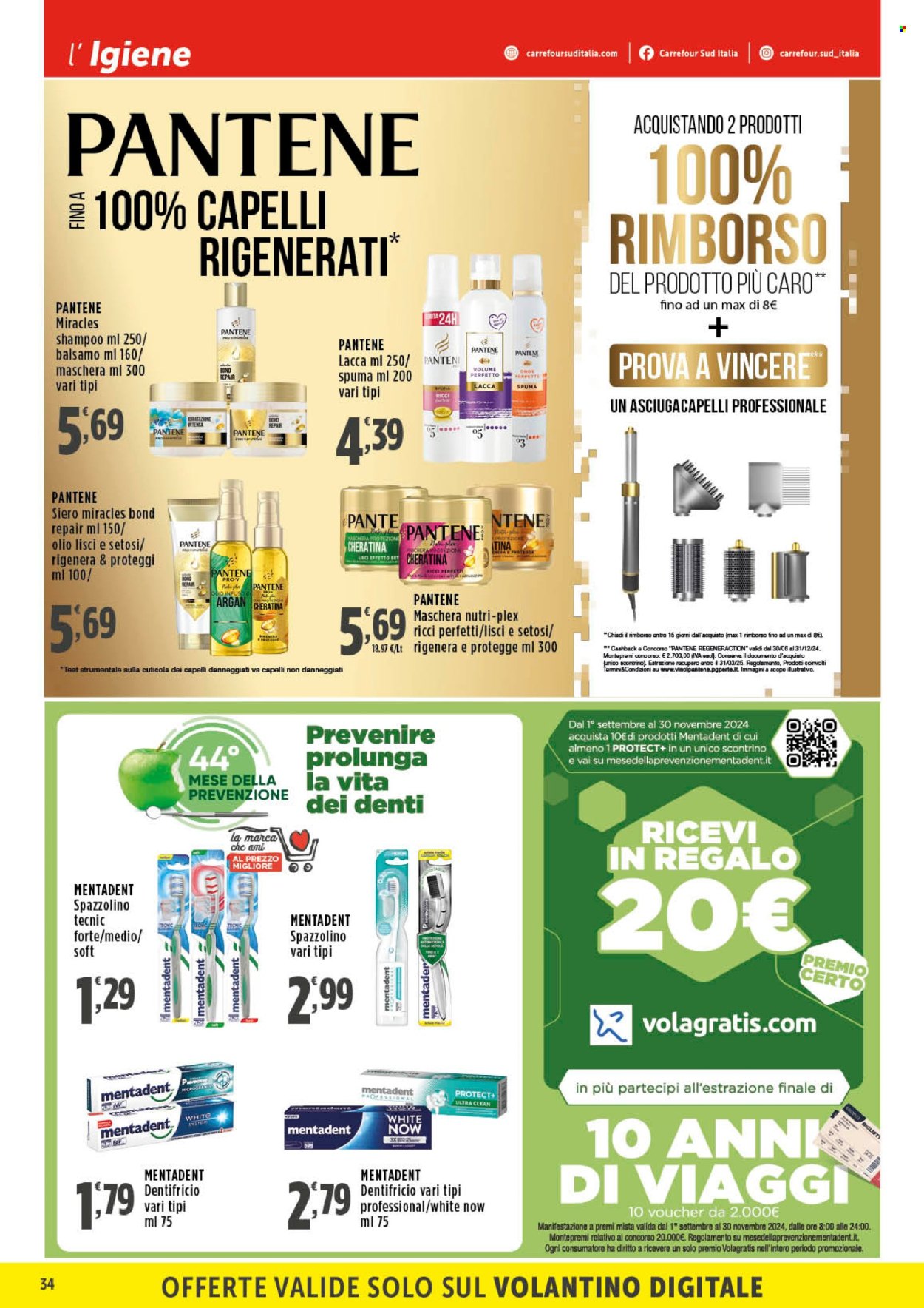 Volantino Carrefour - 26/9/2024 - 5/10/2024. Pagina 34