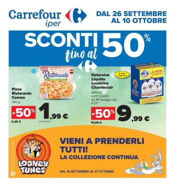 Volantino Carrefour - 26/9/2024 - 10/10/2024.