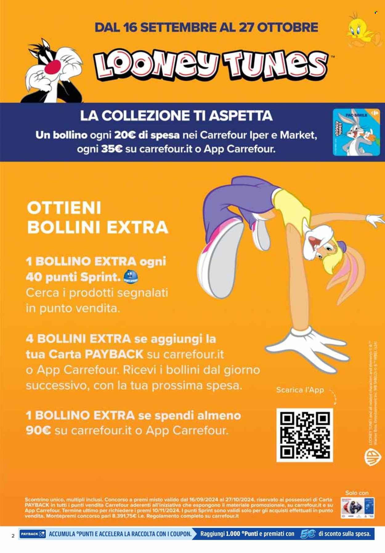 Volantino Carrefour - 26/9/2024 - 10/10/2024. Pagina 2