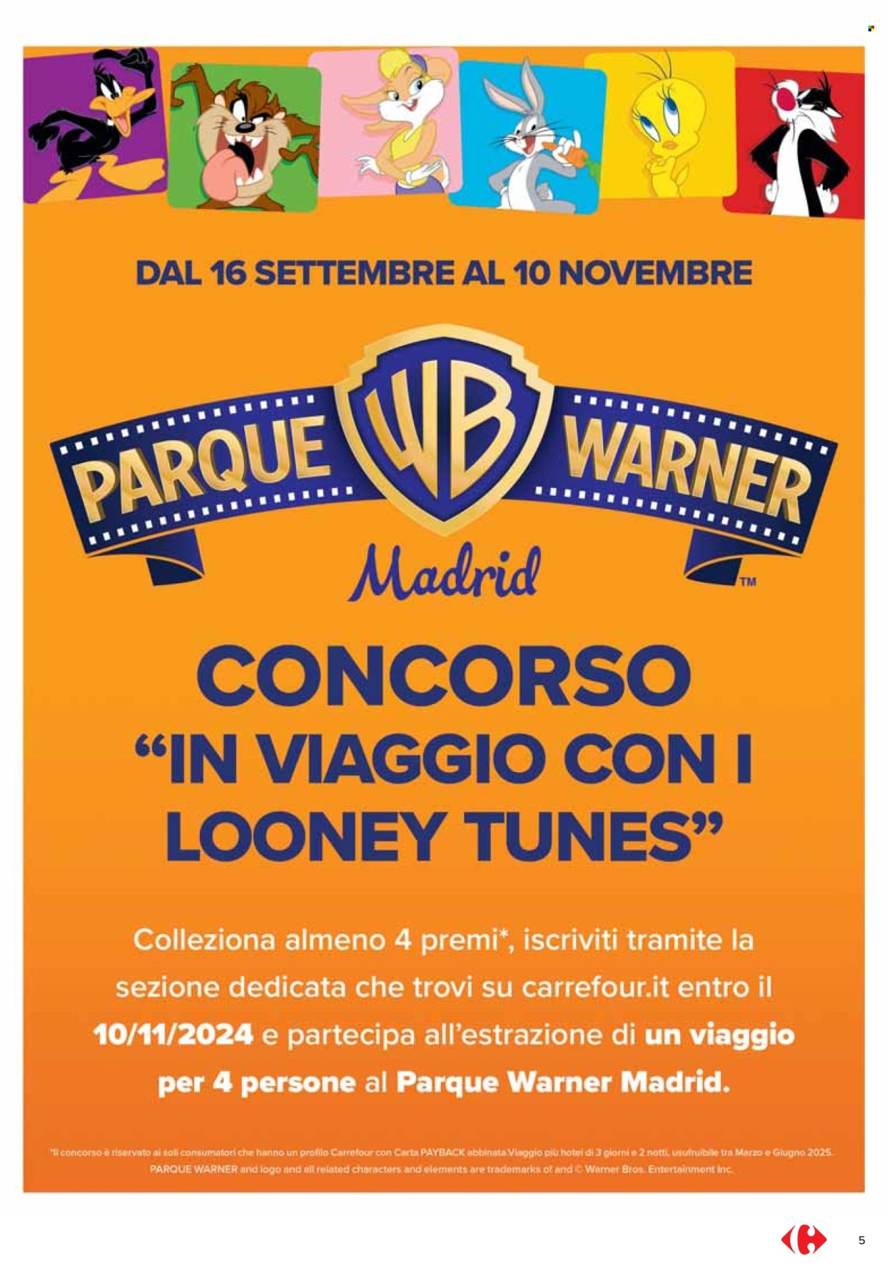 Volantino Carrefour - 26/9/2024 - 10/10/2024. Pagina 5