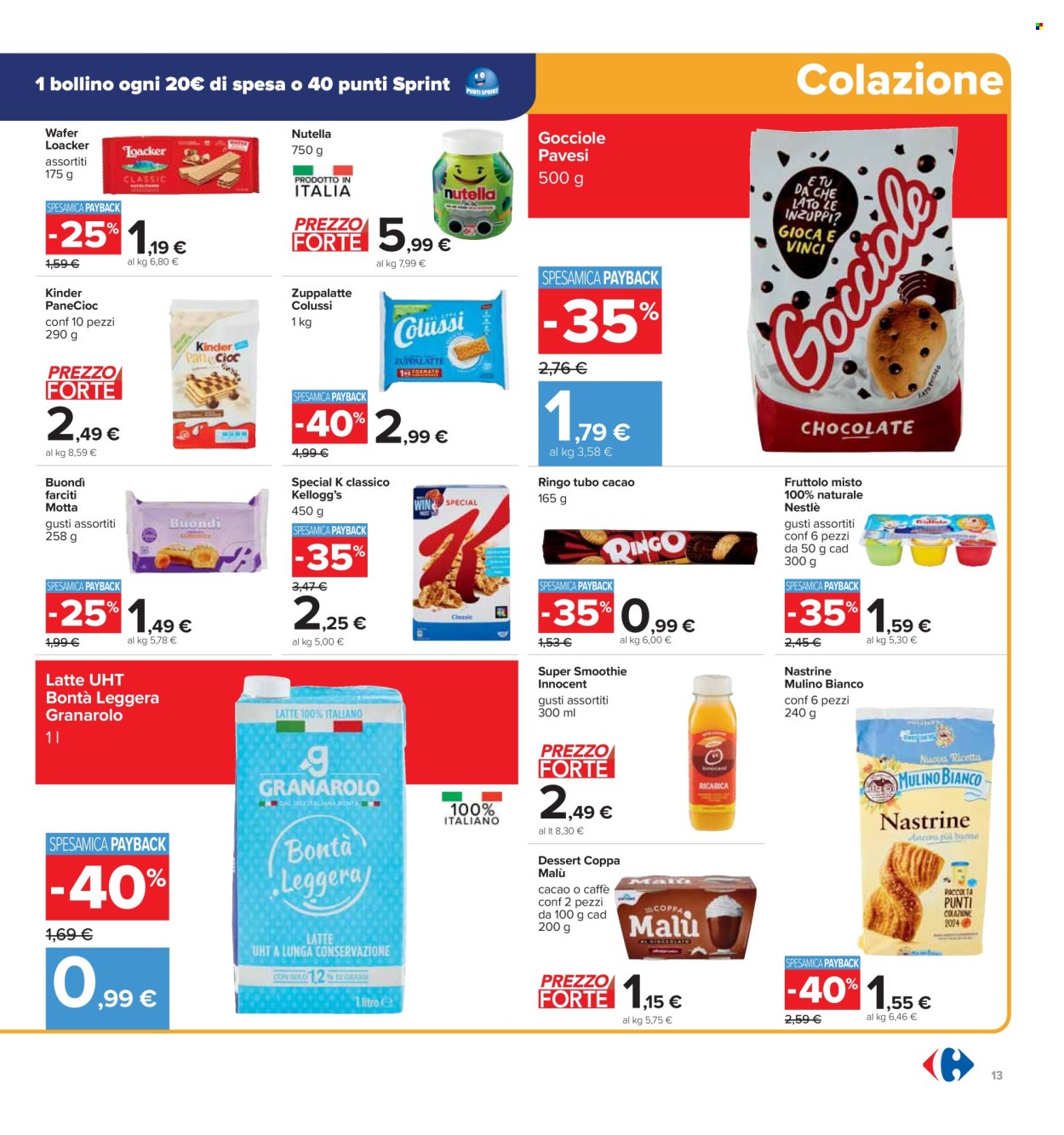 Volantino Carrefour - 26/9/2024 - 10/10/2024. Pagina 13