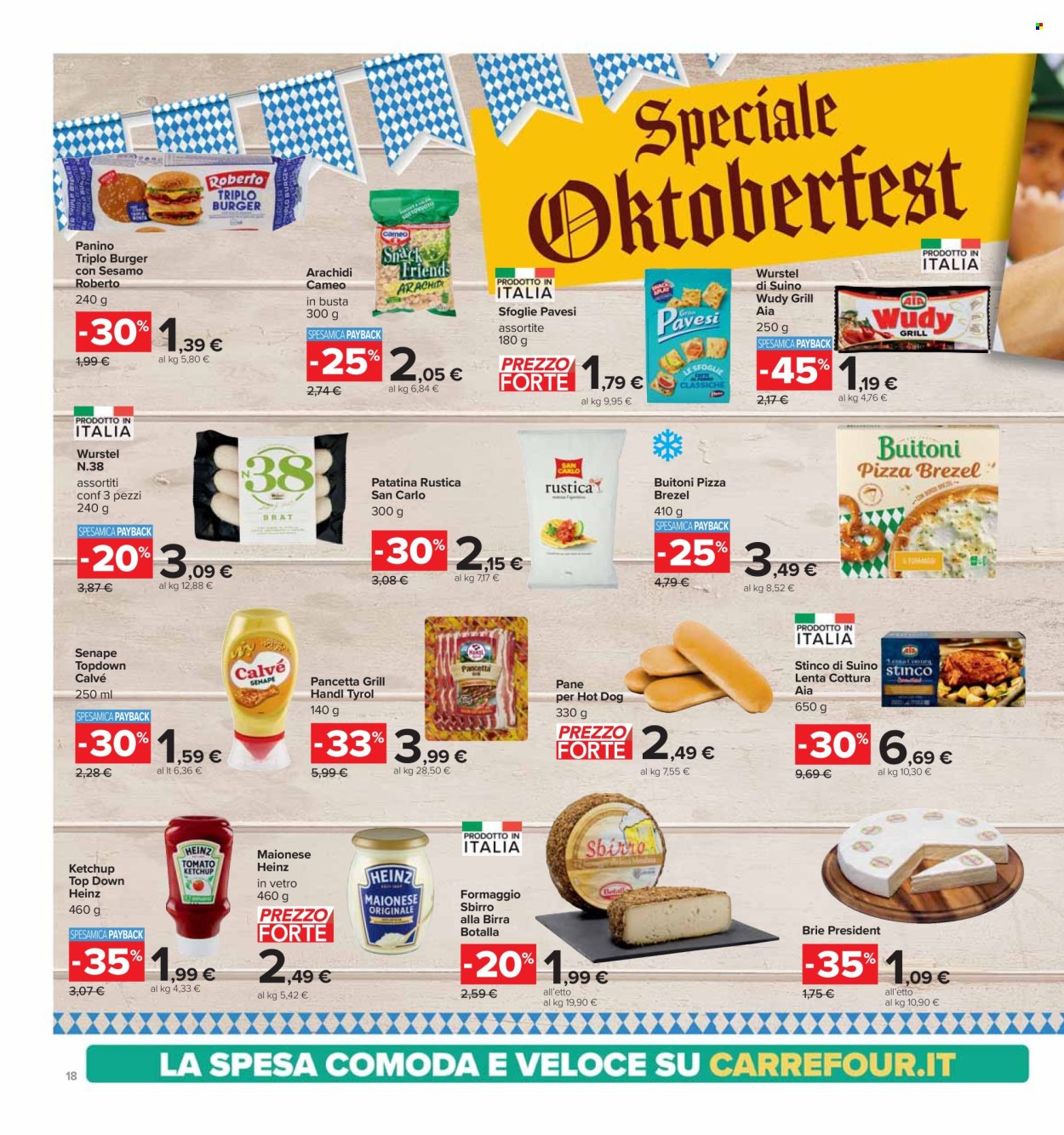 Volantino Carrefour - 26/9/2024 - 10/10/2024. Pagina 18