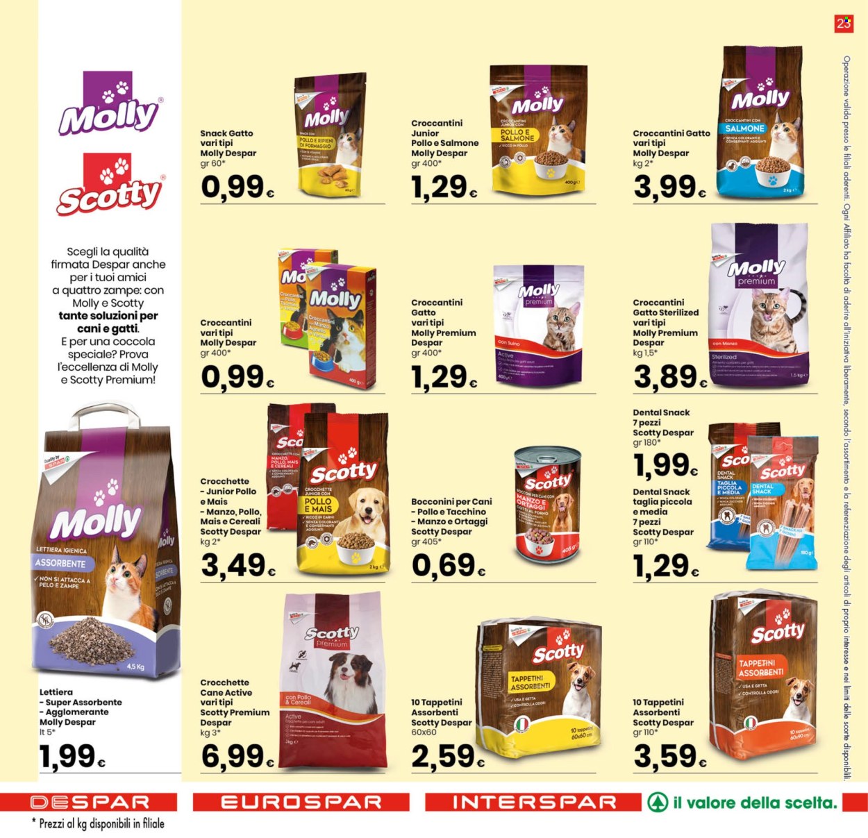 Volantino Eurospar - 26/9/2024 - 9/10/2024. Pagina 23