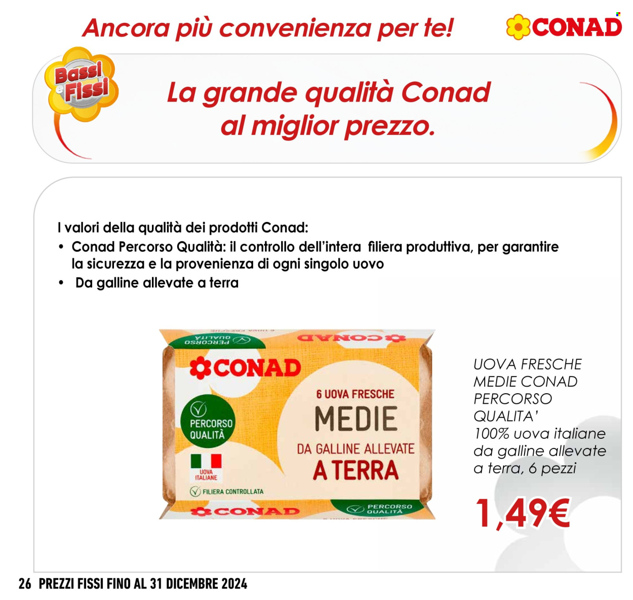 Volantino Conad - 1/9/2024 - 31/12/2024. Pagina 26