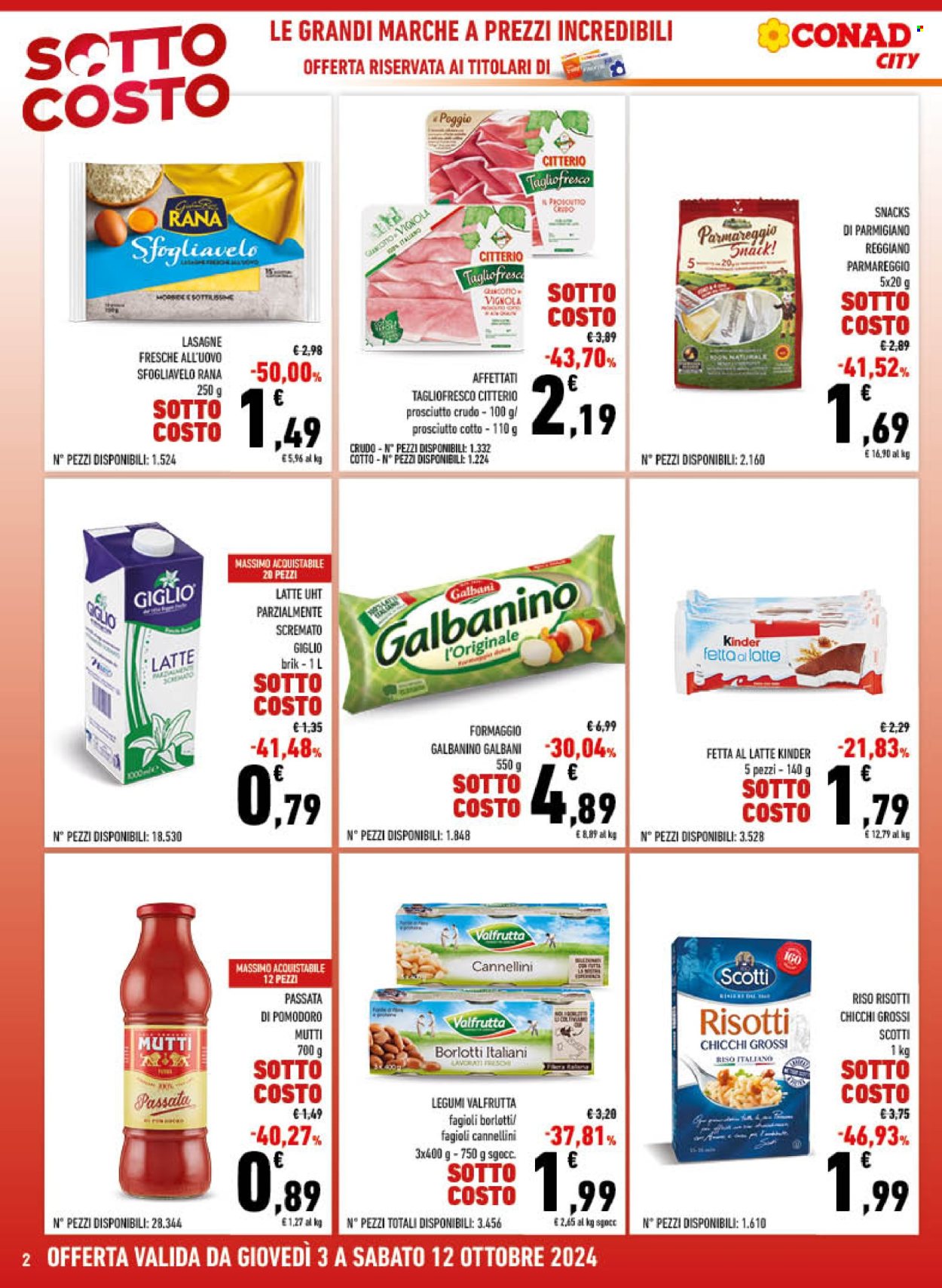 Volantino Conad City - 3/10/2024 - 12/10/2024. Pagina 2