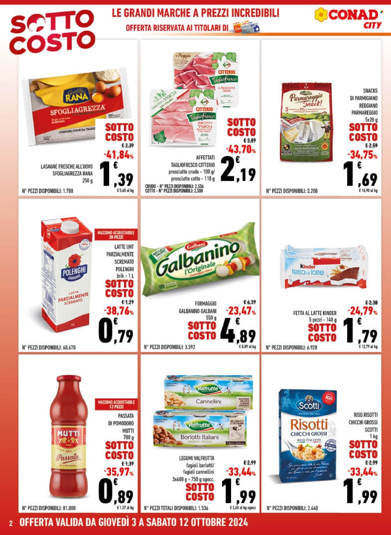 Volantino Conad - 3/10/2024 - 12/10/2024. Pagina 2