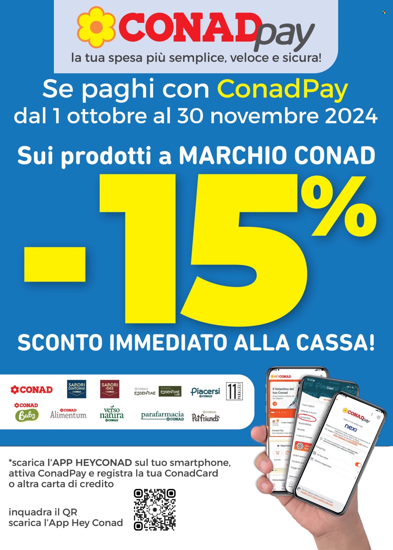 Volantino Conad - 1/10/2024 - 30/11/2024. Pagina 1