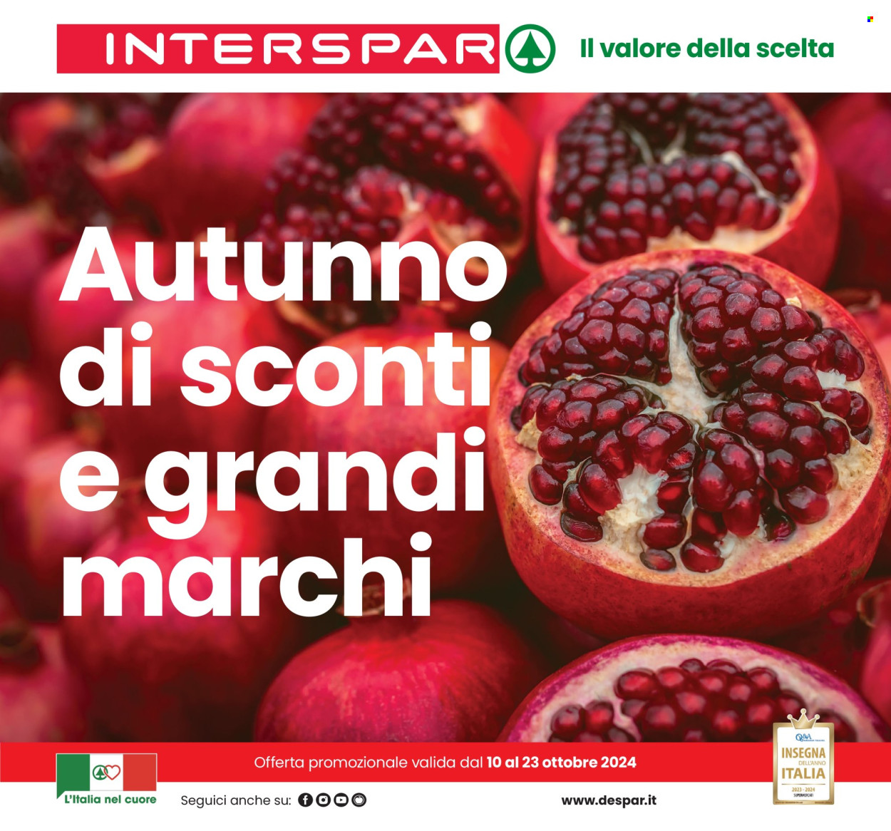 Volantino Interspar - 10/10/2024 - 23/10/2024. Pagina 1