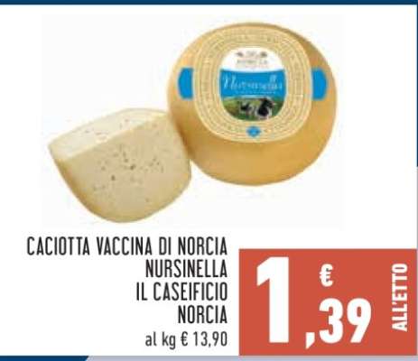 Caciotta Vaccina di Norcia