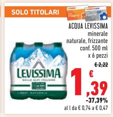 ACQUA LEVISSIMA