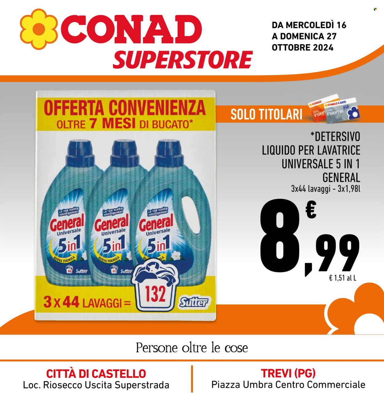 Volantino Conad Superstore - 16/10/2024 - 27/10/2024. Pagina 1