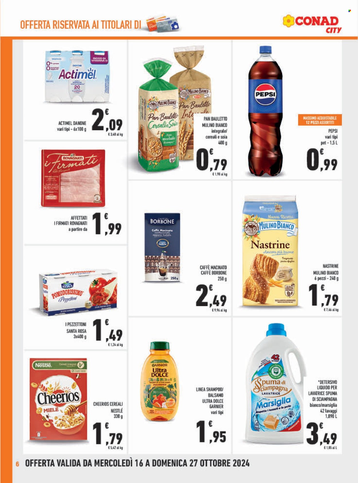 Volantino Conad - 16/10/2024 - 27/10/2024. Pagina 6