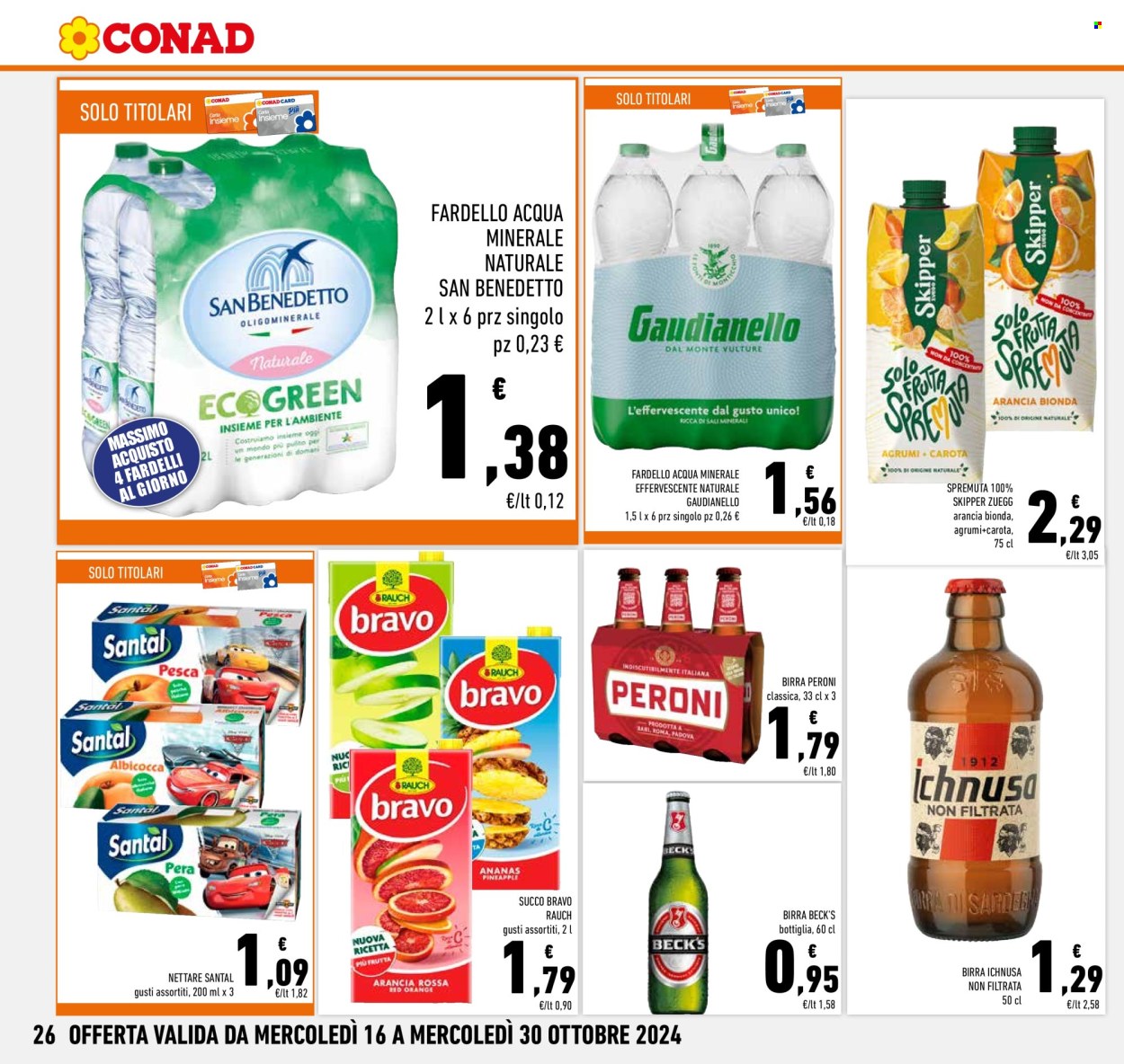 Volantino Conad - 16/10/2024 - 30/10/2024. Pagina 26