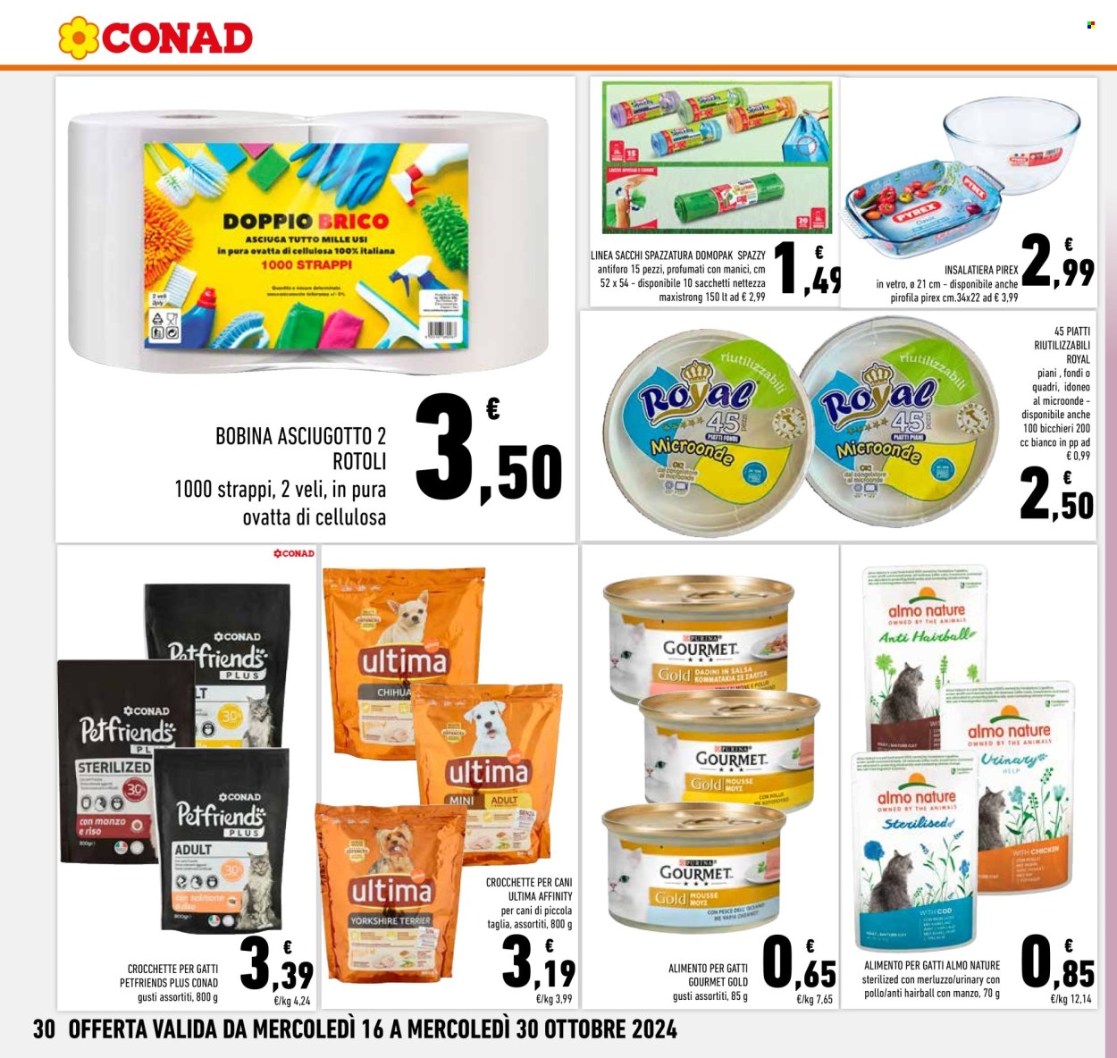 Volantino Conad - 16/10/2024 - 30/10/2024. Pagina 30