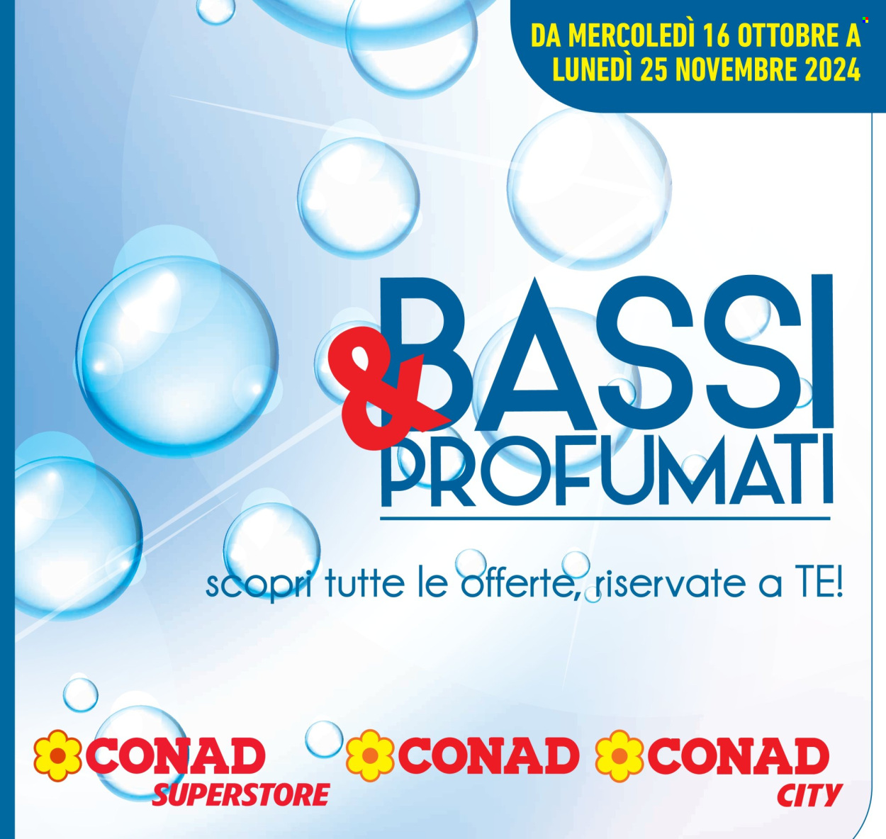 Volantino Conad - 16/10/2024 - 25/11/2024. Pagina 1