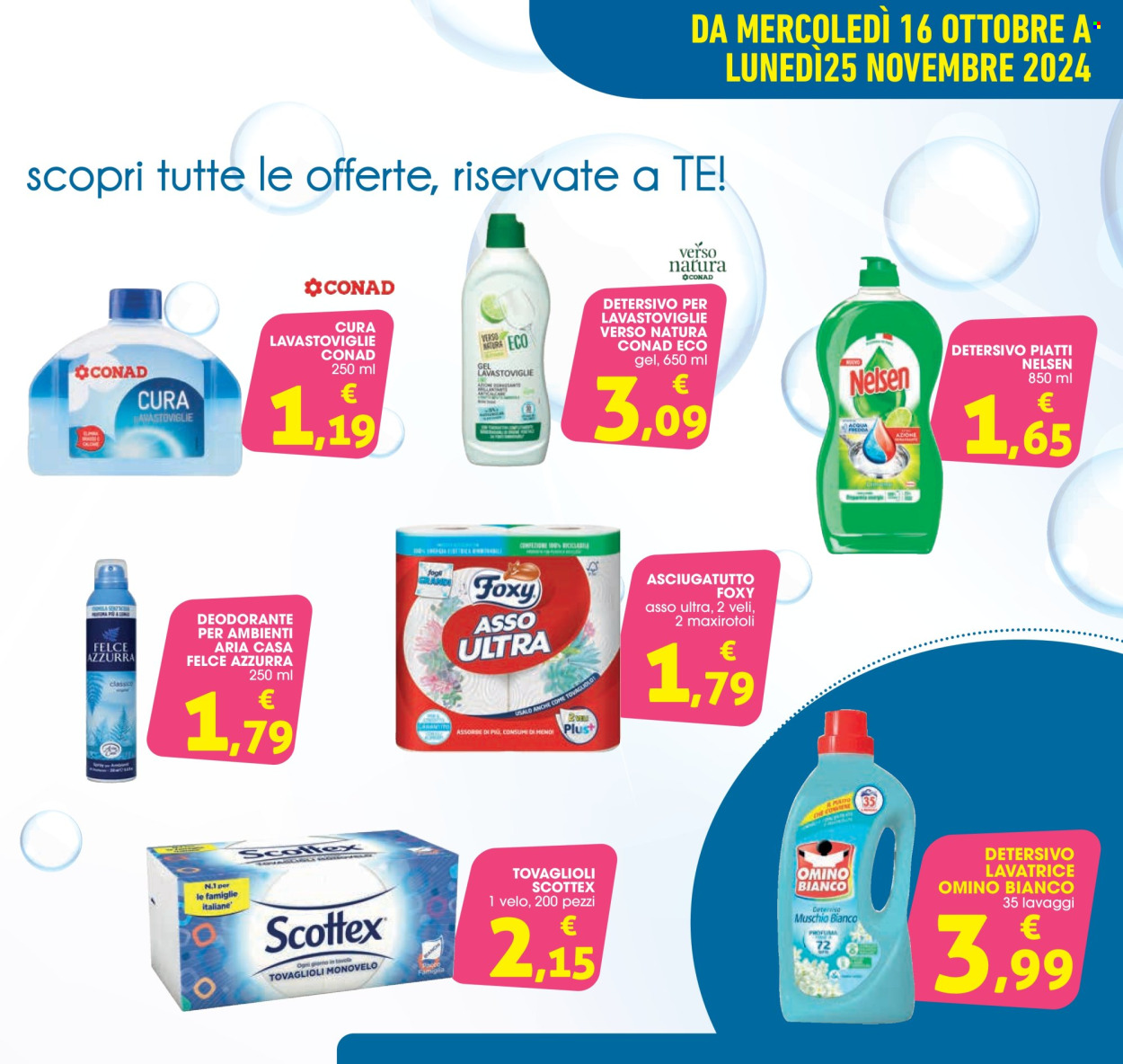 Volantino Conad - 16/10/2024 - 25/11/2024. Pagina 1