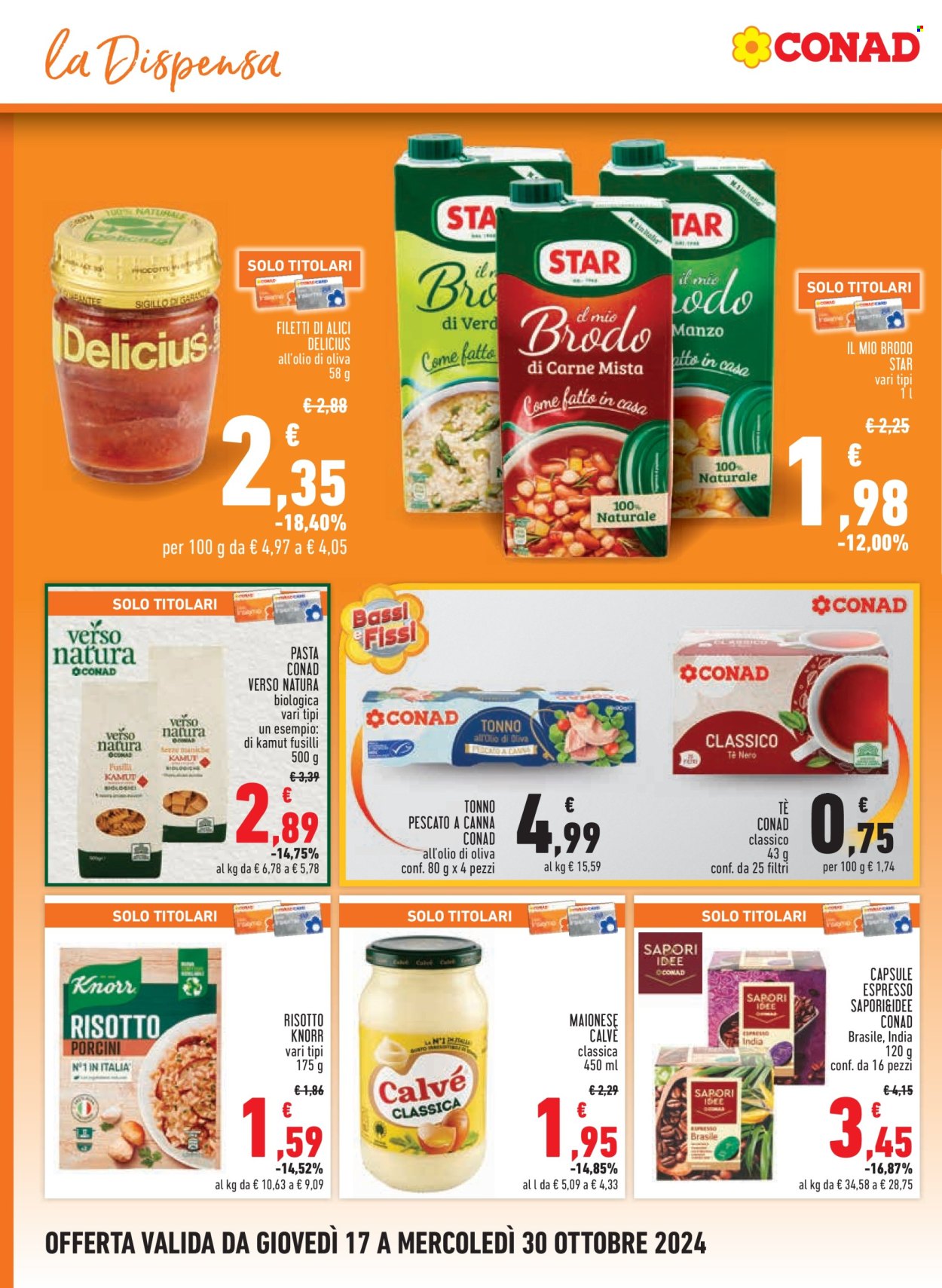 Volantino Conad - 17/10/2024 - 30/10/2024. Pagina 14