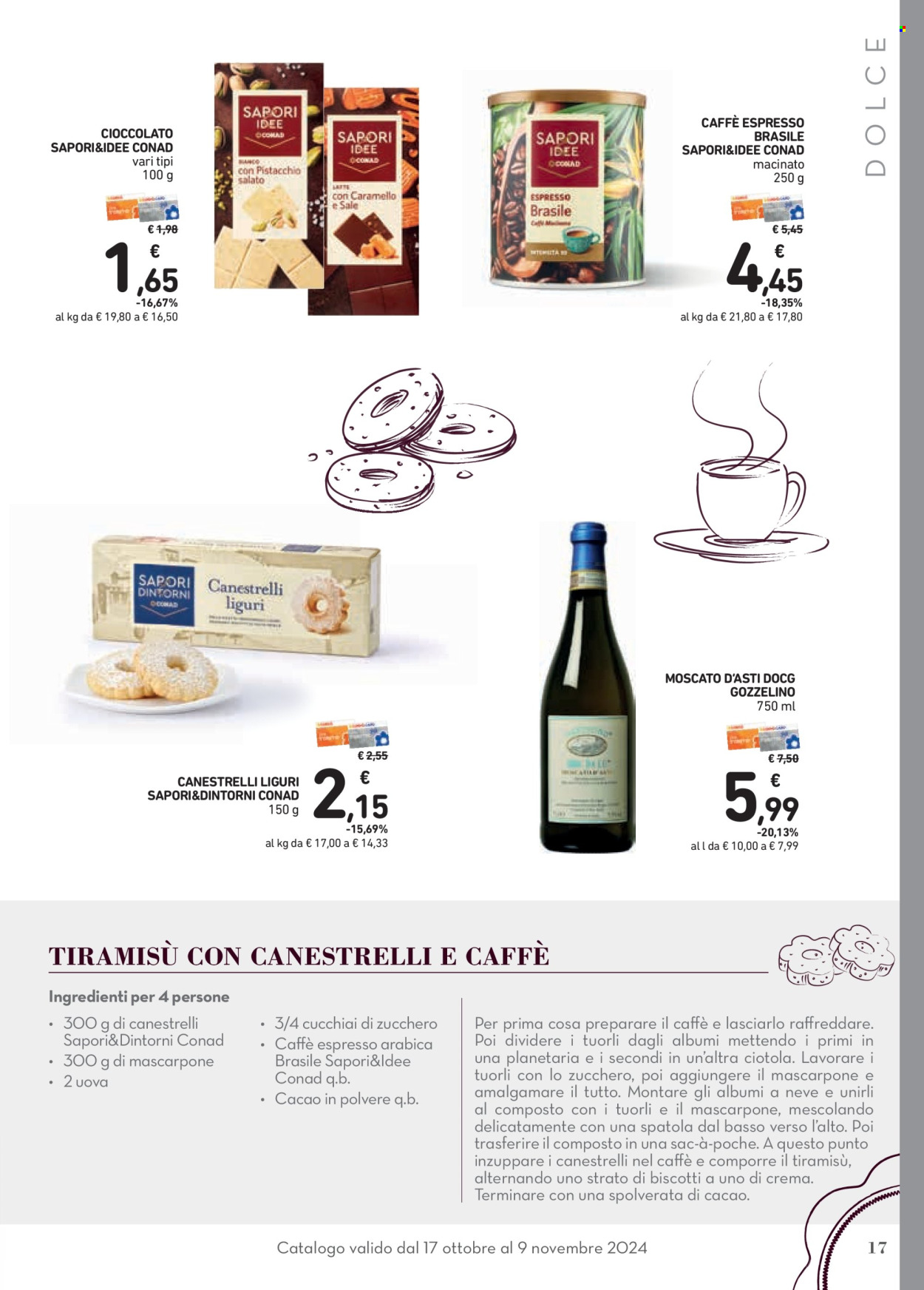 Volantino Conad - 17/10/2024 - 9/11/2024. Pagina 17