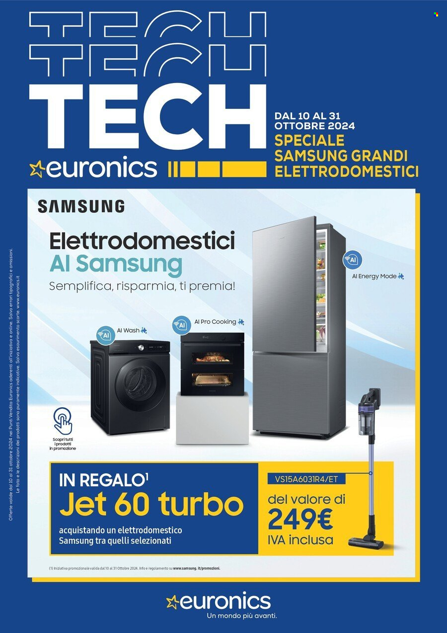 Volantino Euronics - 10/10/2024 - 31/10/2024. Pagina 1