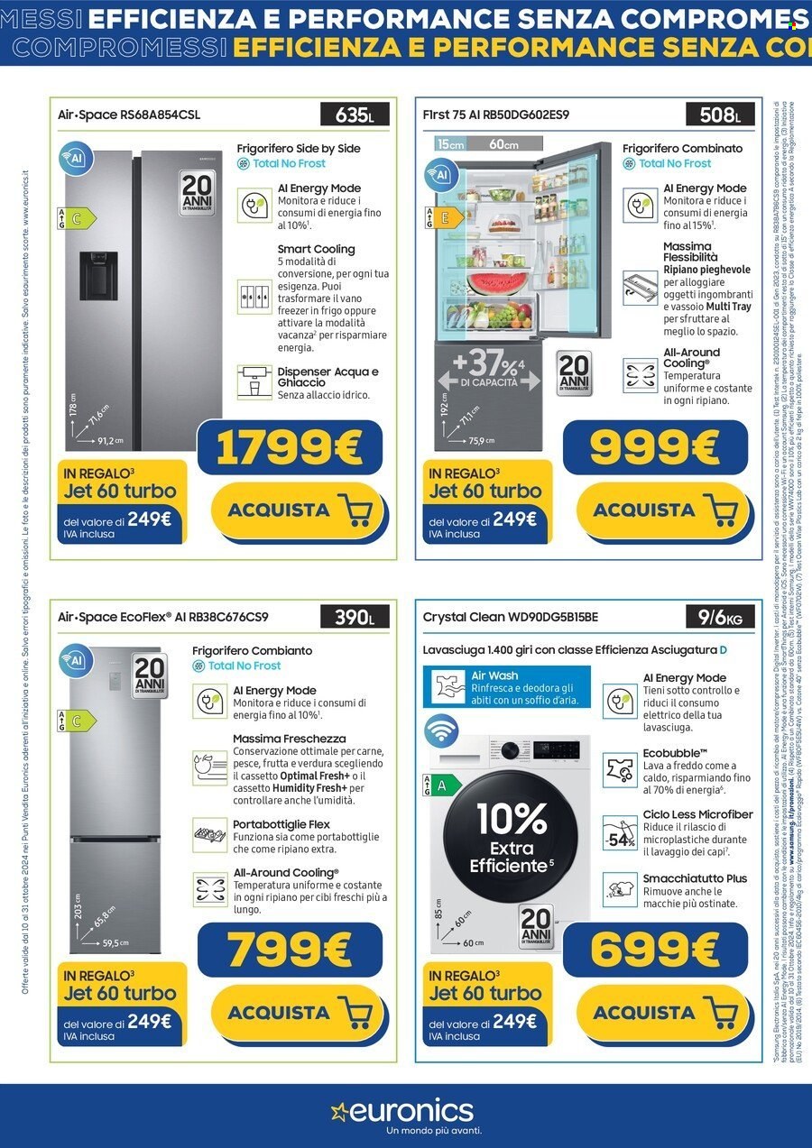 Volantino Euronics - 10/10/2024 - 31/10/2024. Pagina 3