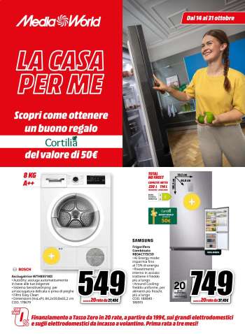 Volantino MediaWorld - 14/10/2024 - 31/10/2024.