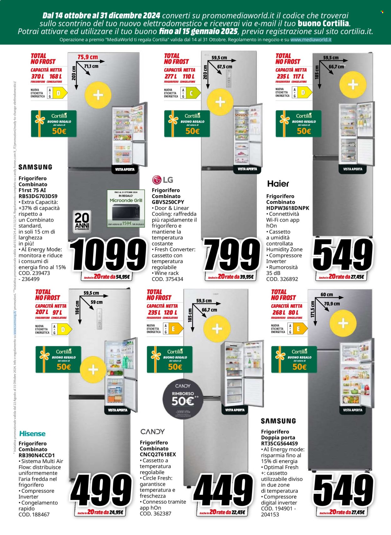 Volantino MediaWorld - 14/10/2024 - 31/10/2024. Pagina 3