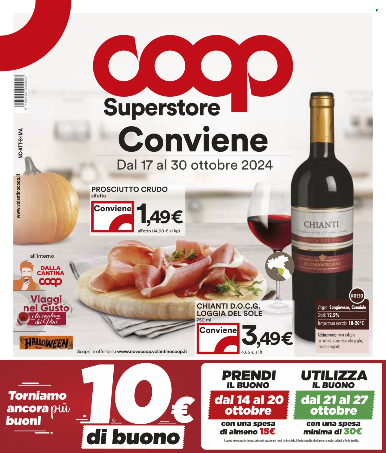 Volantino Coop - 17/10/2024 - 30/10/2024. Pagina 1