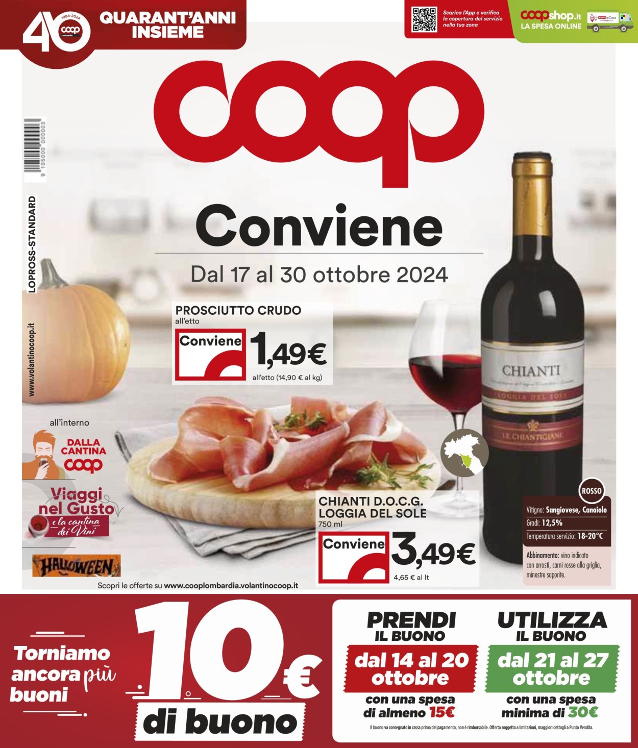 Volantino Coop - 17/10/2024 - 30/10/2024. Pagina 1