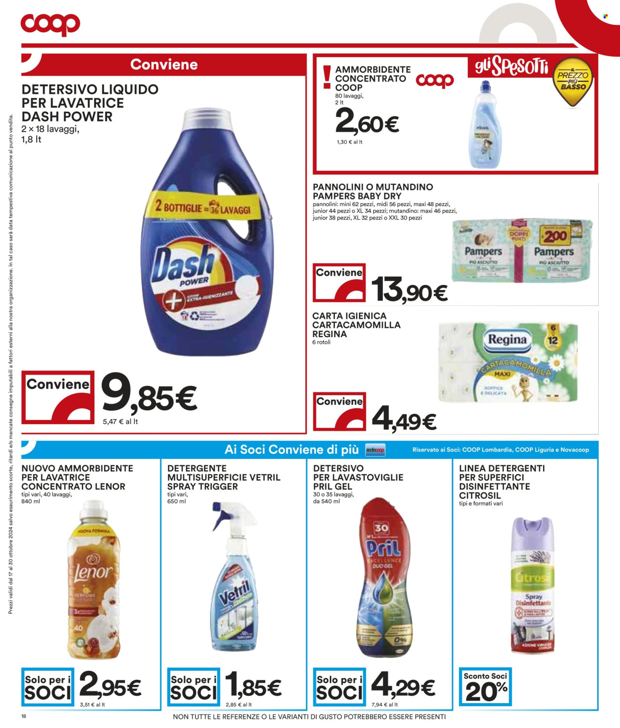 Volantino Coop - 17/10/2024 - 30/10/2024. Pagina 18