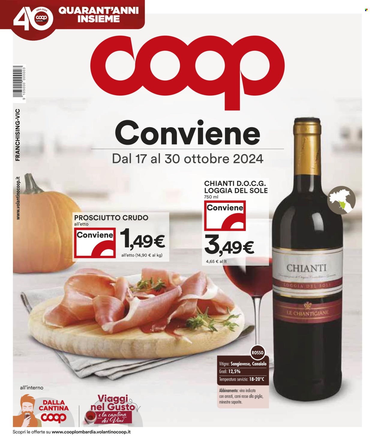 Volantino Coop - 17/10/2024 - 30/10/2024. Pagina 1