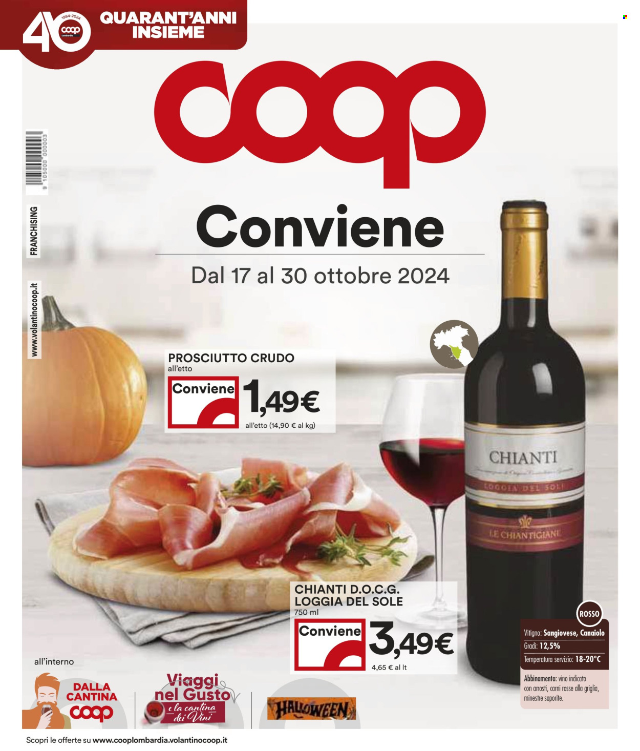 Volantino Coop - 17/10/2024 - 30/10/2024. Pagina 1