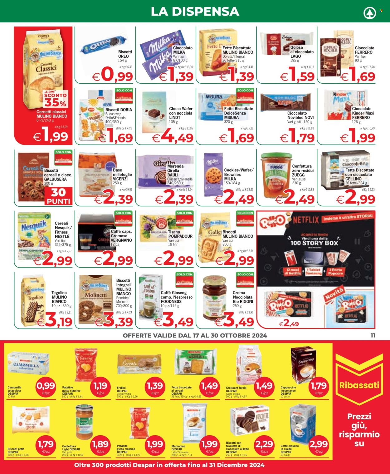 Volantino Eurospar - 17/10/2024 - 30/10/2024. Pagina 11