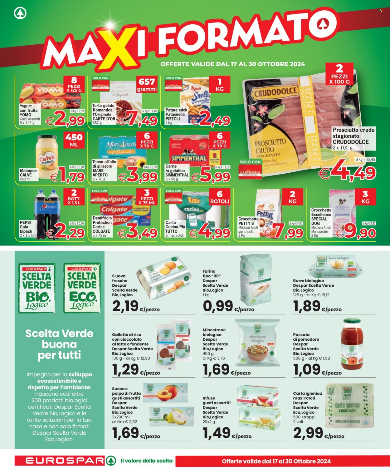 Volantino Eurospar - 17/10/2024 - 30/10/2024. Pagina 14