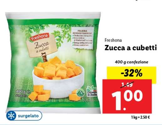 Zucca a cubetti