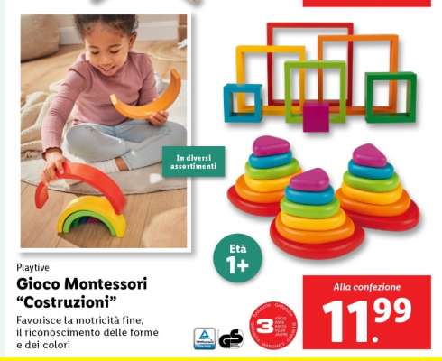 Gioco Montessori 'Costruzioni'