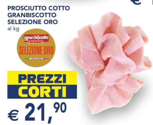 Prosciutto Cotto Granbiscotto Selezione Oro