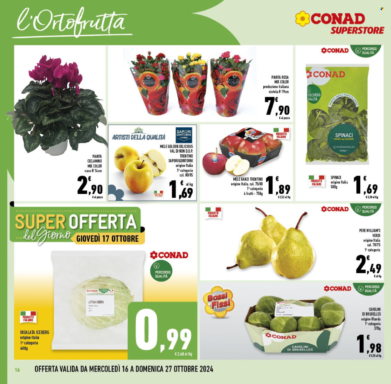 Volantino Conad Superstore - 16/10/2024 - 29/10/2024. Pagina 16