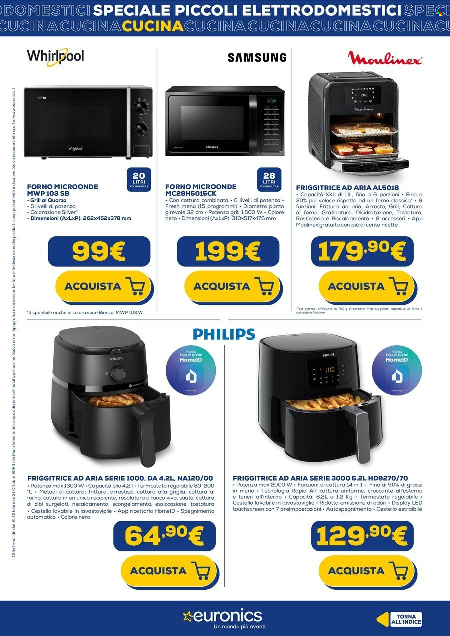 Volantino Euronics - 21/10/2024 - 31/10/2024. Pagina 9