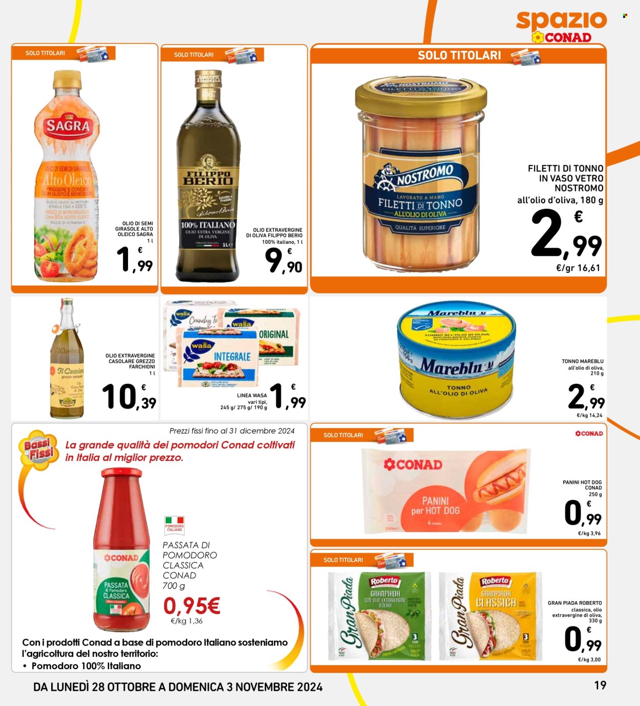 Volantino Spazio Conad - 28/10/2024 - 3/11/2024. Pagina 19