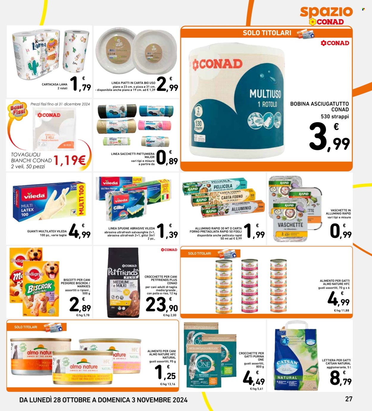 Volantino Spazio Conad - 28/10/2024 - 3/11/2024. Pagina 27