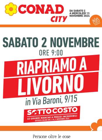 Volantino Conad City - 2/11/2024 - 13/11/2024.