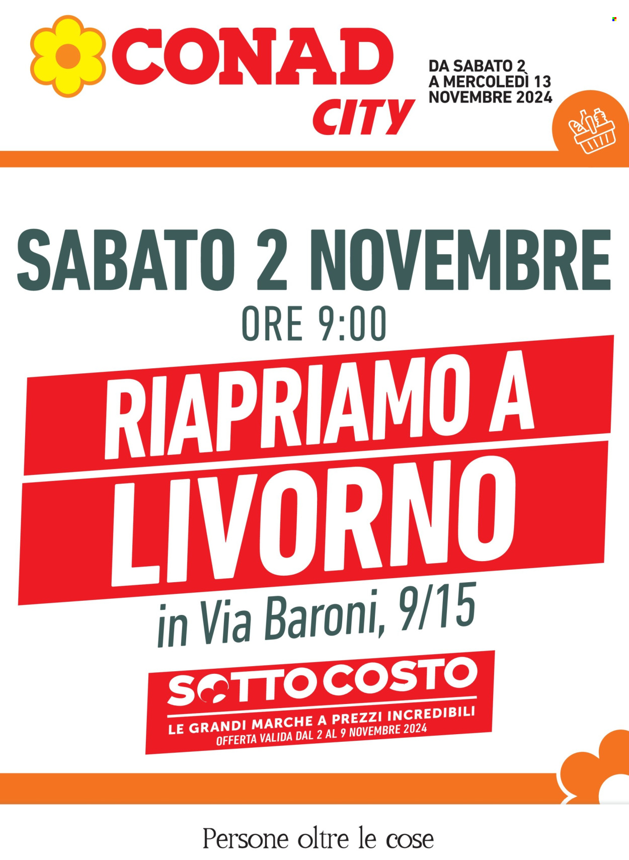 Volantino Conad City - 2/11/2024 - 13/11/2024. Pagina 1