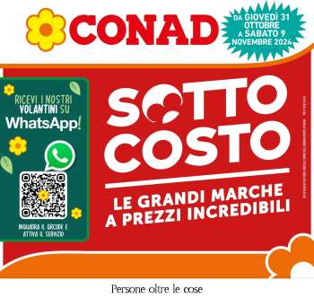 Volantino Conad - 31/10/2024 - 12/11/2024.