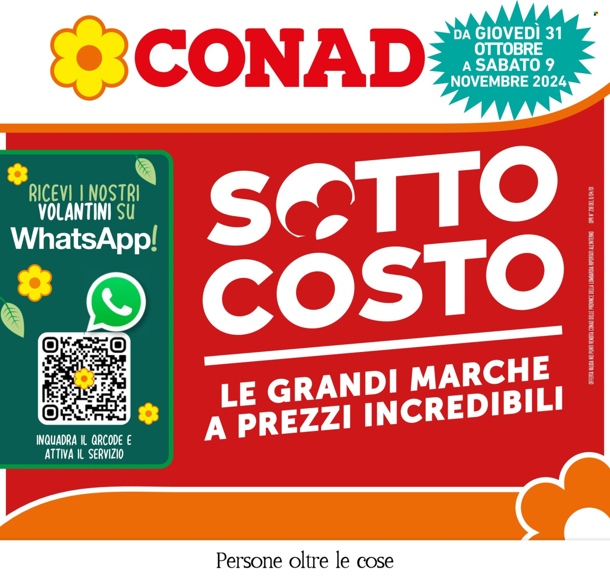 Volantino Conad - 31/10/2024 - 12/11/2024. Pagina 1