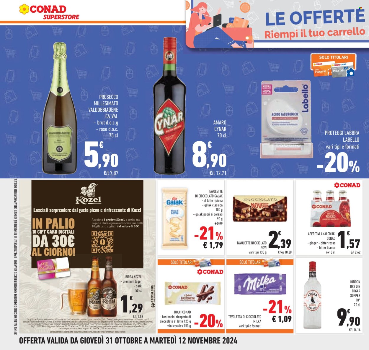 Volantino Conad Superstore - 31/10/2024 - 12/11/2024. Pagina 1