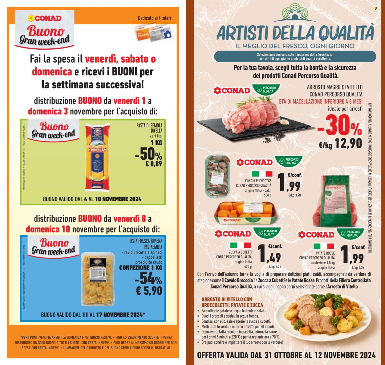 Volantino Conad Superstore - 31/10/2024 - 12/11/2024. Pagina 1