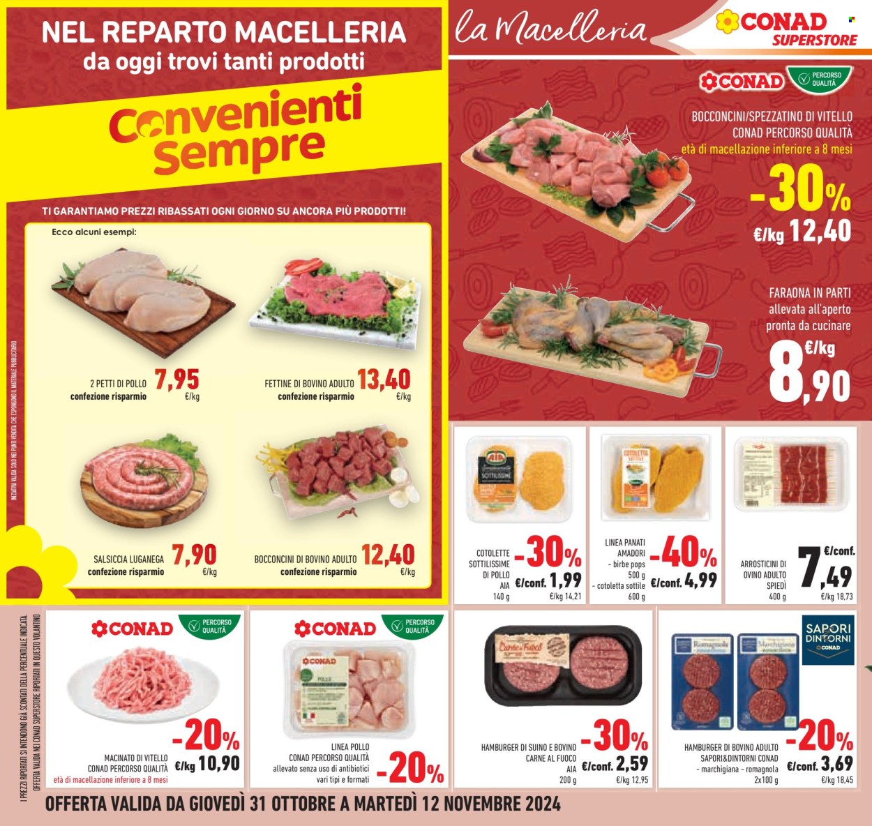 Volantino Conad Superstore - 31/10/2024 - 12/11/2024. Pagina 1