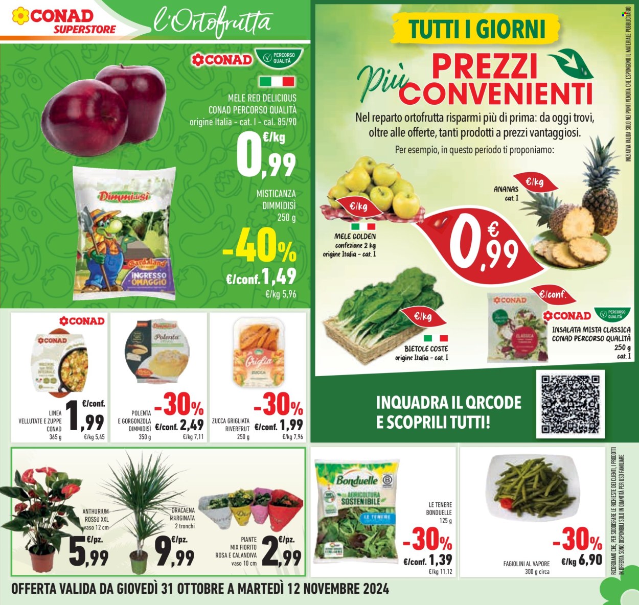 Volantino Conad Superstore - 31/10/2024 - 12/11/2024. Pagina 1