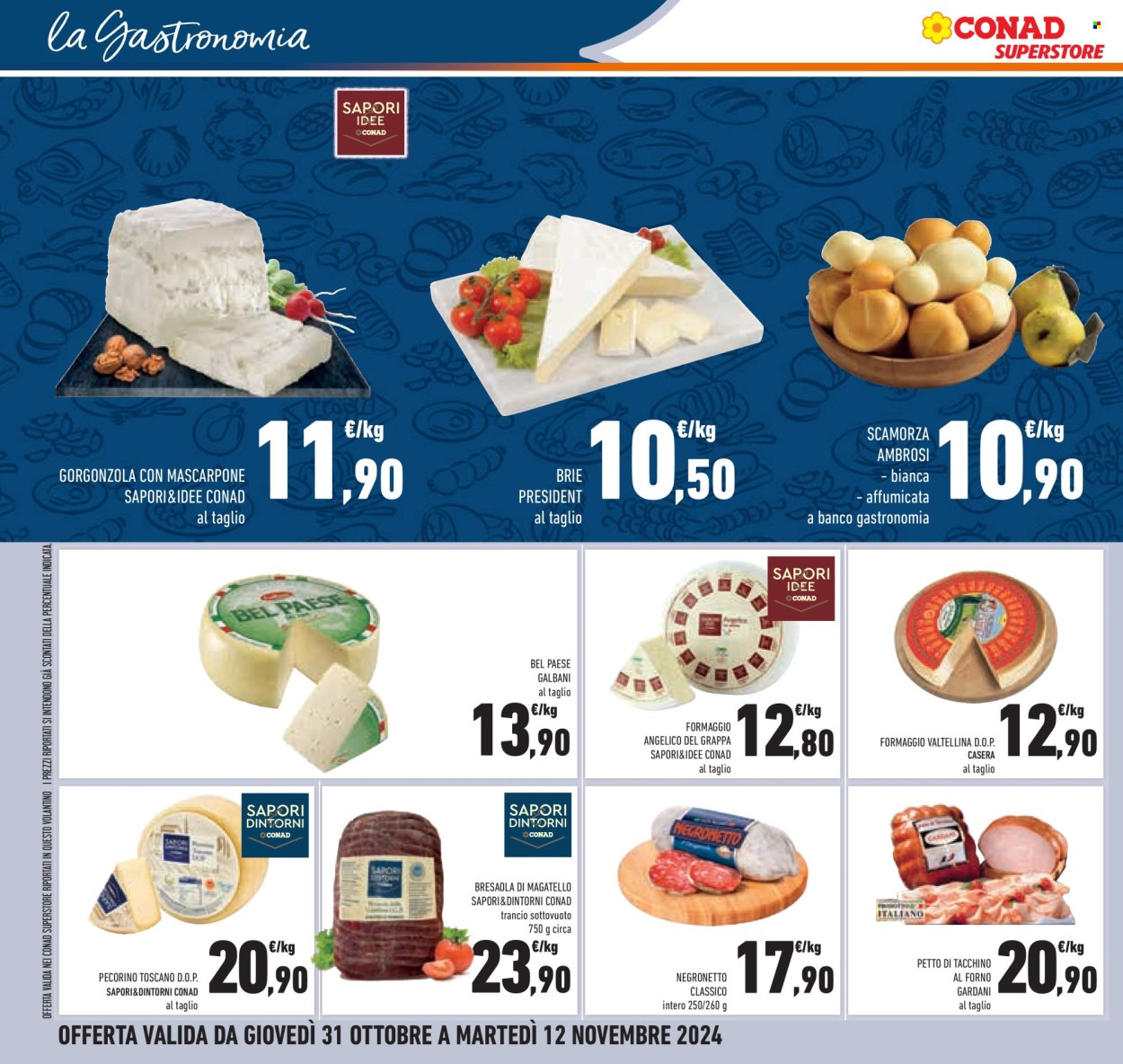 Volantino Conad Superstore - 31/10/2024 - 12/11/2024. Pagina 1