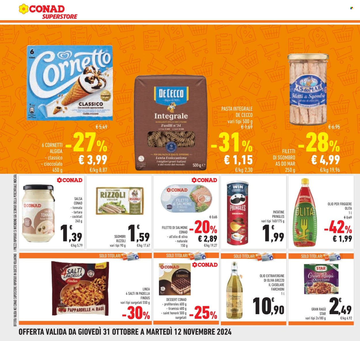 Volantino Conad Superstore - 31/10/2024 - 12/11/2024. Pagina 1